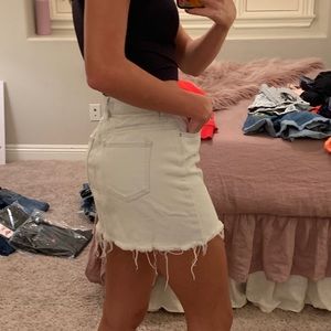 pacsun denim skirt!!